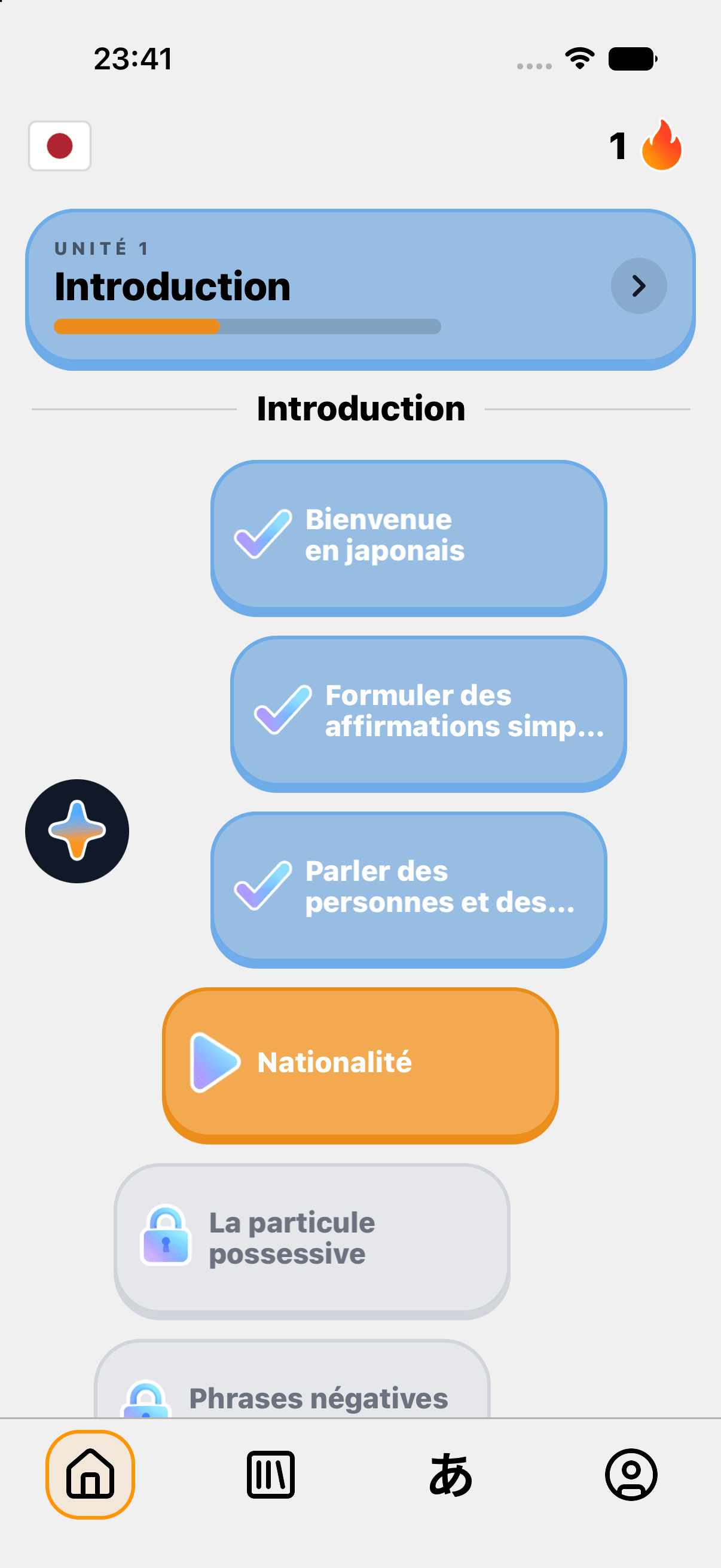 Parcours de grammaire japonaise dans Udiko